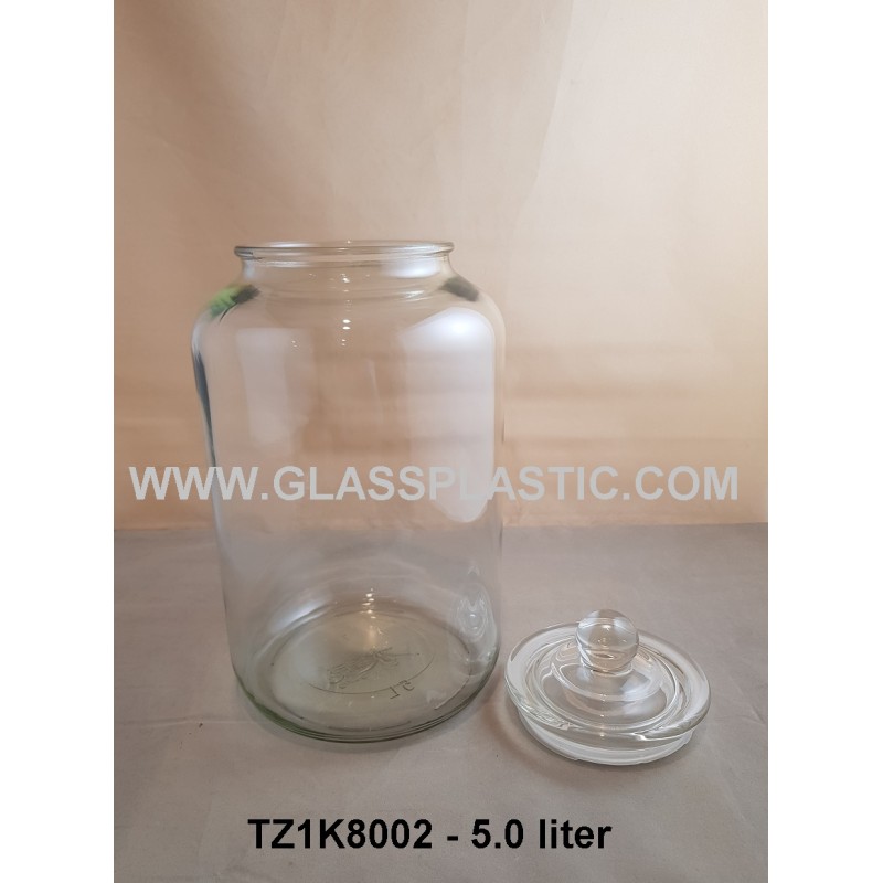 Air Tie Jar – 3.0 Liter, 5.0 Liter – Glass & Plastic Sdn. Bhd.