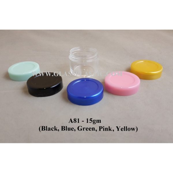 15gm PS Cosmetic Jar - A81 - Image 2