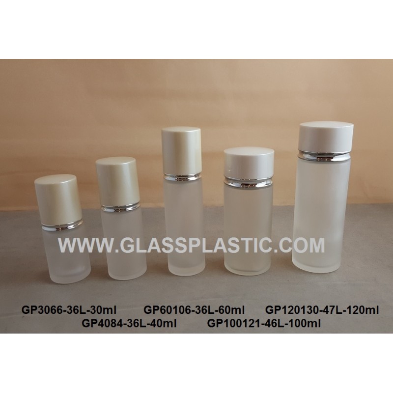 Cosmetic Glass Bottle & Jar – V2 Cap