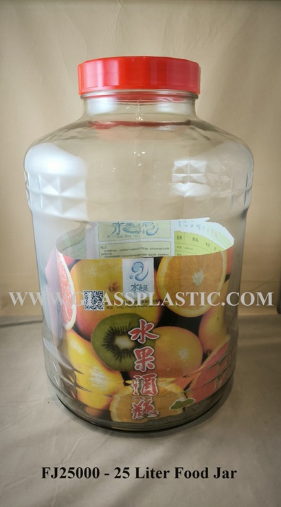Enzyme Glass Jar – 25 Liter