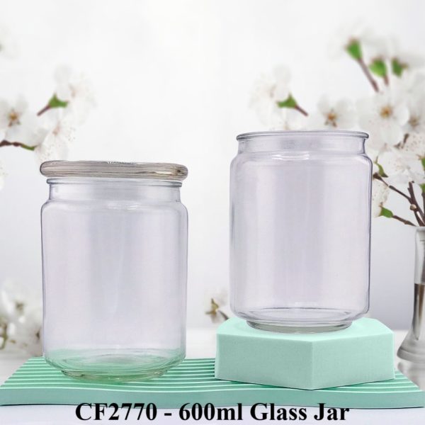 Air Tie Glass Jar - 600ml