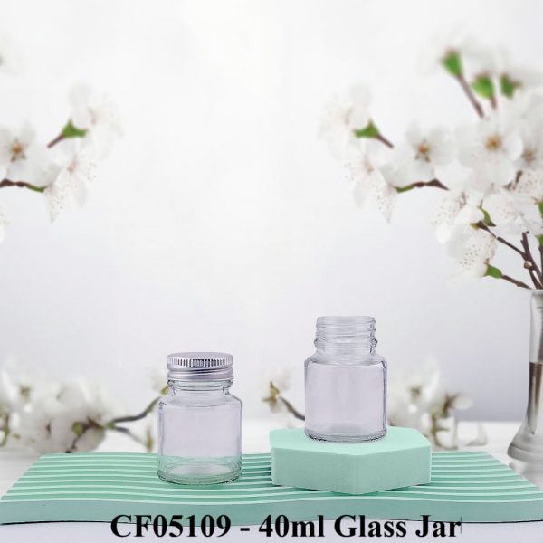 Small Round Glass Jar - 40ml