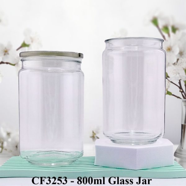 Air Tie Glass Jar - 800ml